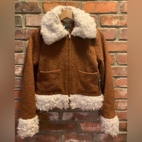 Vintage style 70s Boho Jacket NEW with tags from Forever 21 Retro - Picture 1 of 4